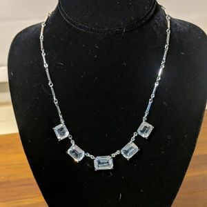 Swarovski Silver tone necklace